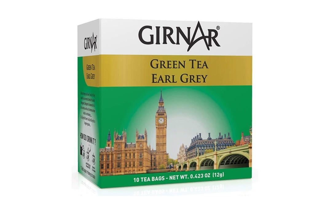 Girnar Green Tea Earl Grey    Box  10 pcs